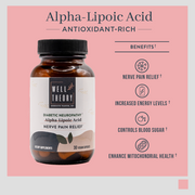 Alpha-Lipoic Acid - Diabetes +Nerve Pain + Weight Support