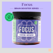 Focus Brain Booster: Rhodiola, Huperzine A, Bacopa Monnieri, Ashwagandha, Choline & More