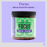 Focus Brain Booster: Rhodiola, Huperzine A, Bacopa Monnieri, Ashwagandha, Choline & More