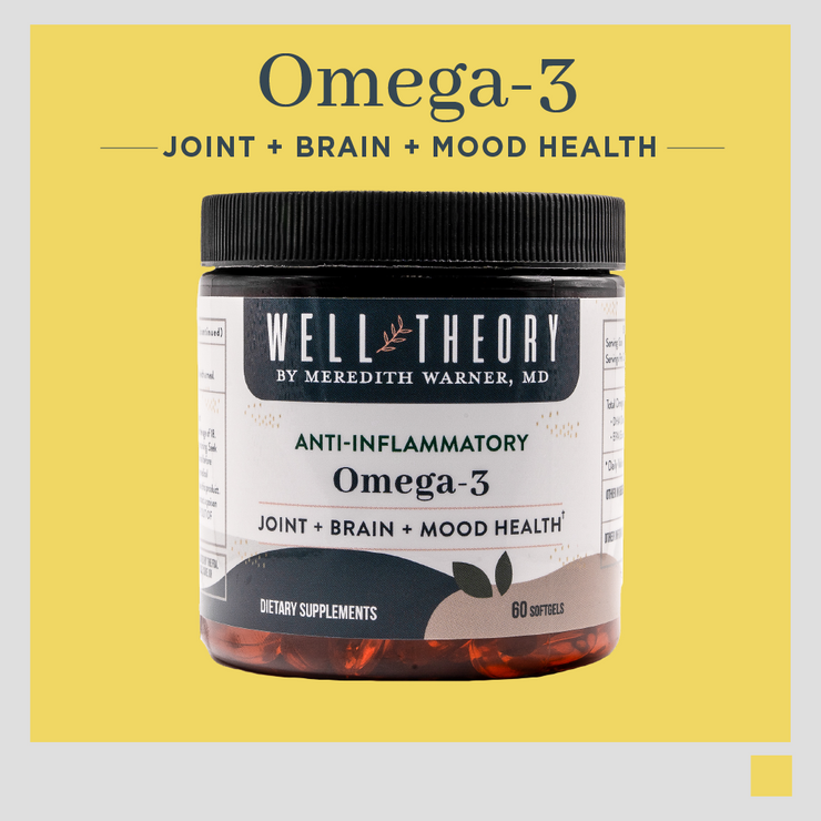 Omega-3 Softgels: Anti-Inflammatory + Brain & Mood Health + Pain Reliever