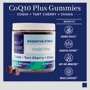 CoQ10 Plus Gummy: Oxidative Stress + Muscle Recovery + Cell & Heart Health Support