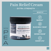 The Pain Relief + Recovery Cream  with PEA, Menthol, Turmeric & Rosehip - Extra Strength