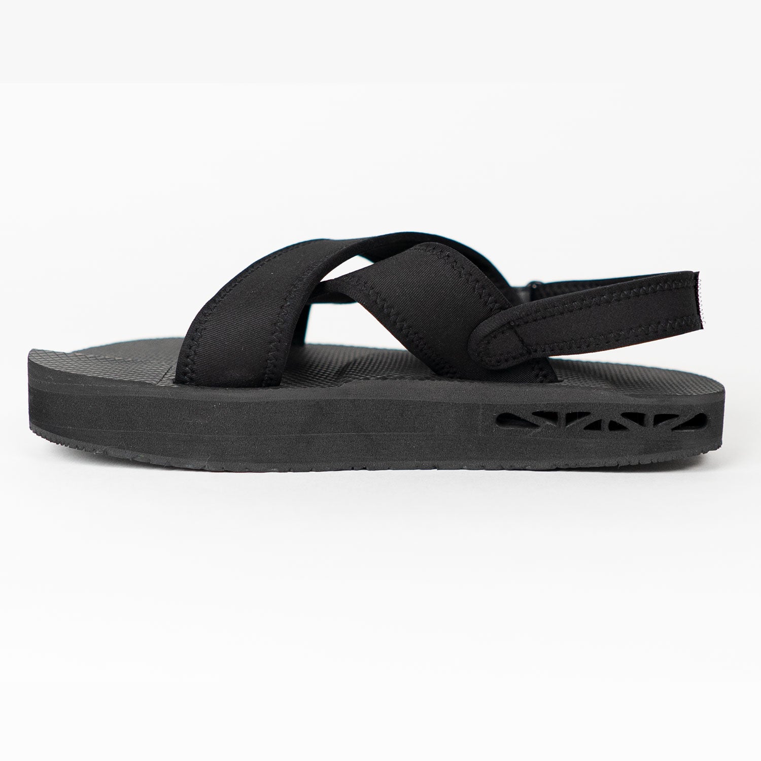 Vero Moda chunky platform flip flops in black